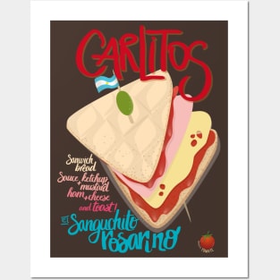 Sandwich Carlitos - El Sanguchito Rosarino Posters and Art